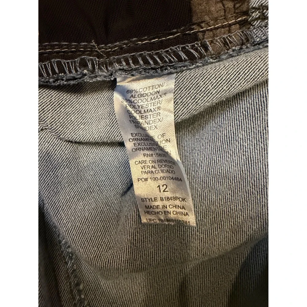 Democracy Womens Jeans Blue 12 Ab'solution Skinny Stretch Tummy Control B1848POK